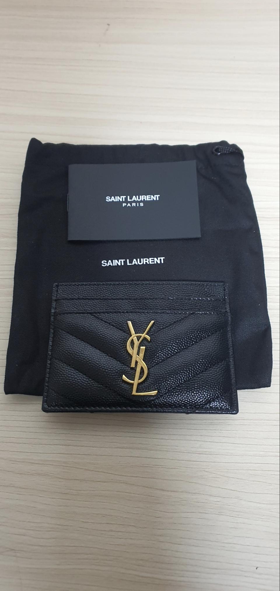 입생로랑 생로랑 카드지갑/지갑 새상품급 정품 금장(감정O)