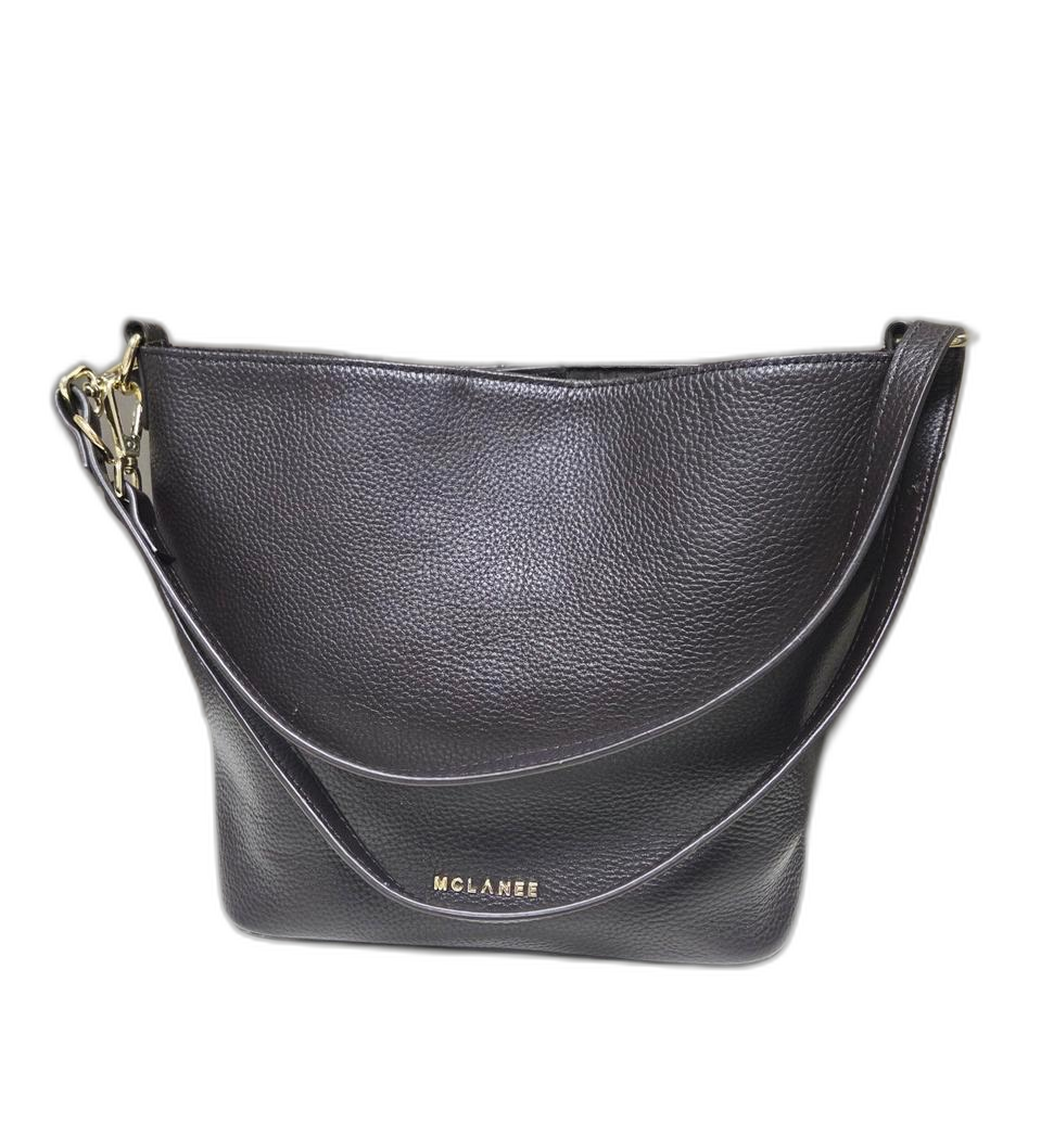 맥끌라니 브라운 소가죽 숄더백