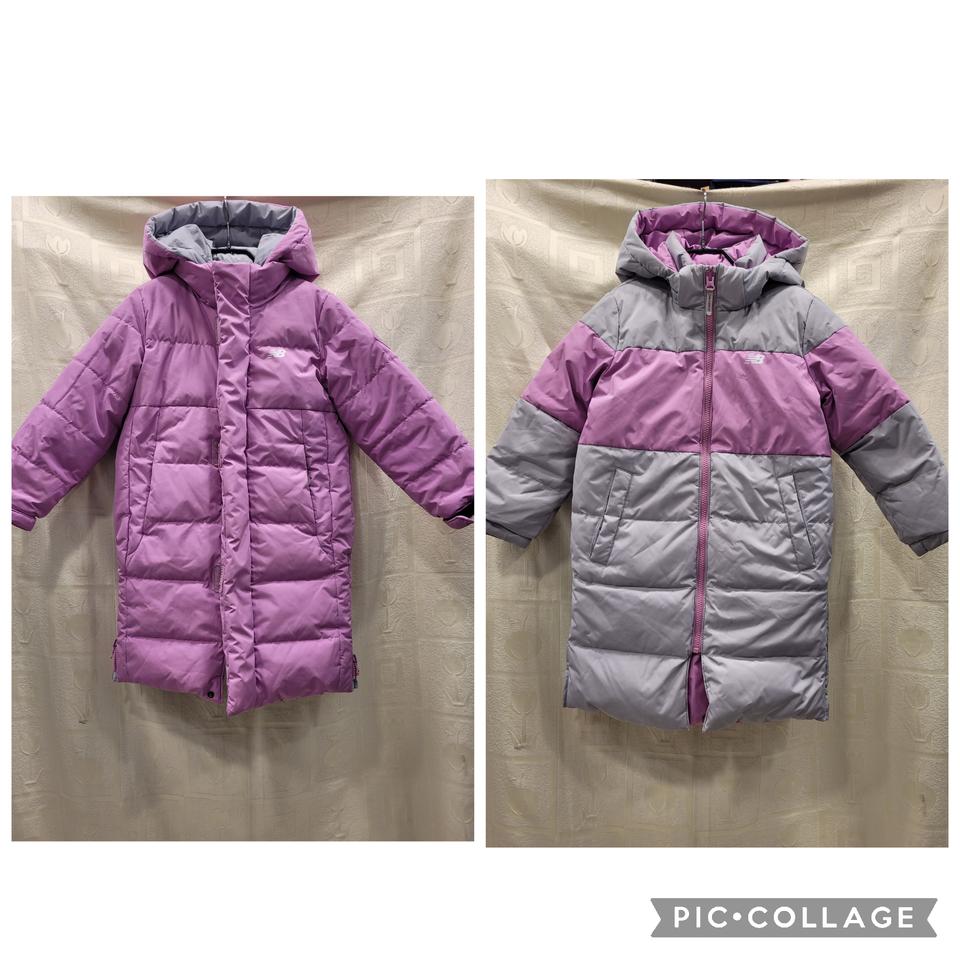 뉴발란스 키즈 양면 구스다운 롱패딩 120