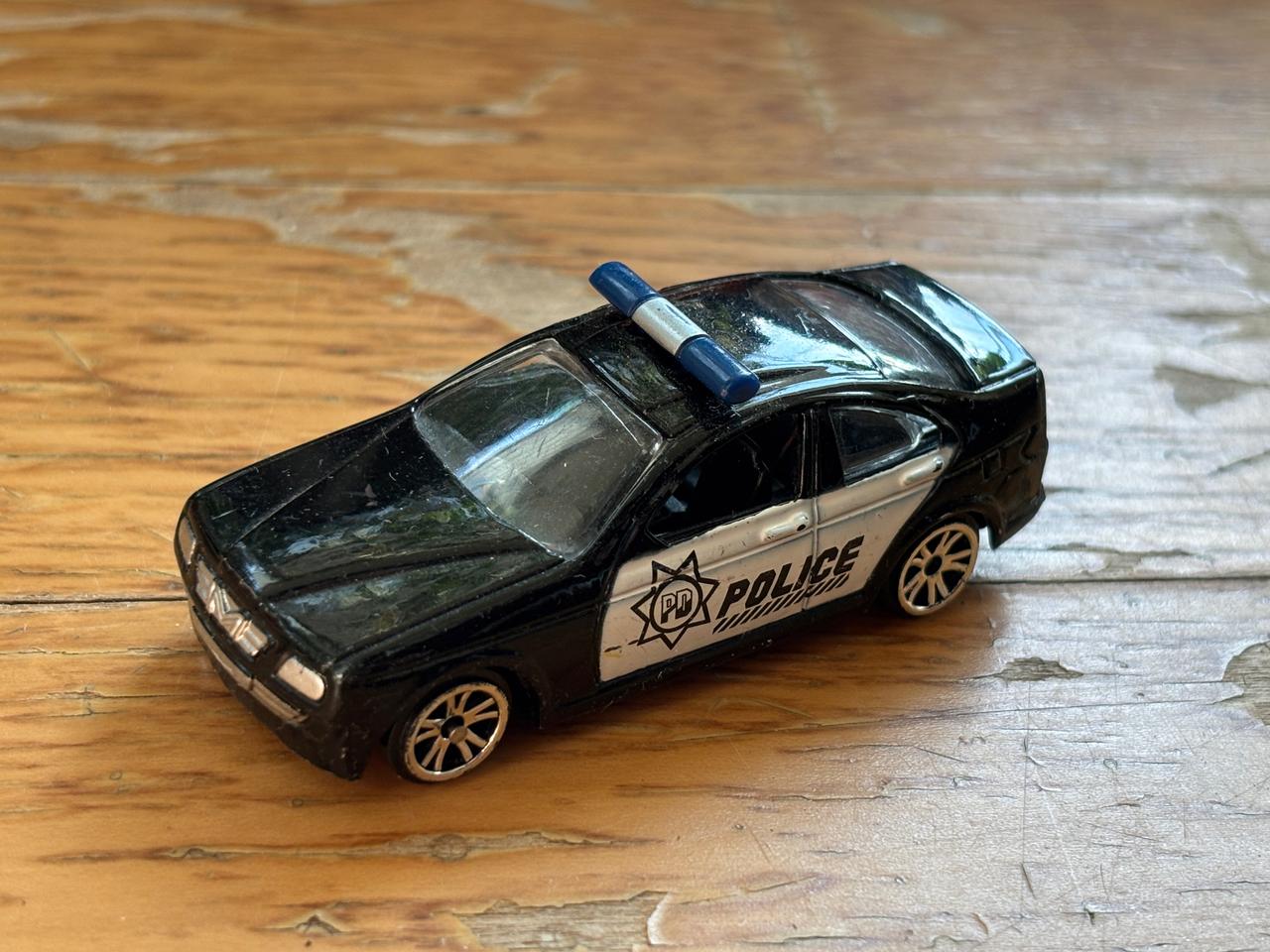 블랙 경찰 다이캐스트 인테리어 소품 디오라마 미니카