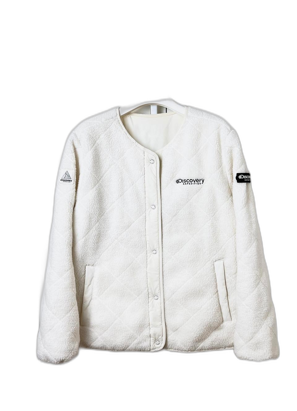 디스커버리 여성 리버시블 양면 플리스 점퍼 95