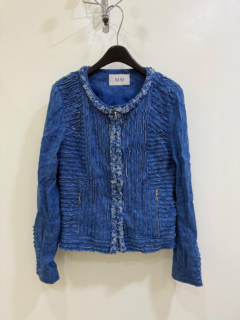 한섬 sjsj 블루종 자켓 정품