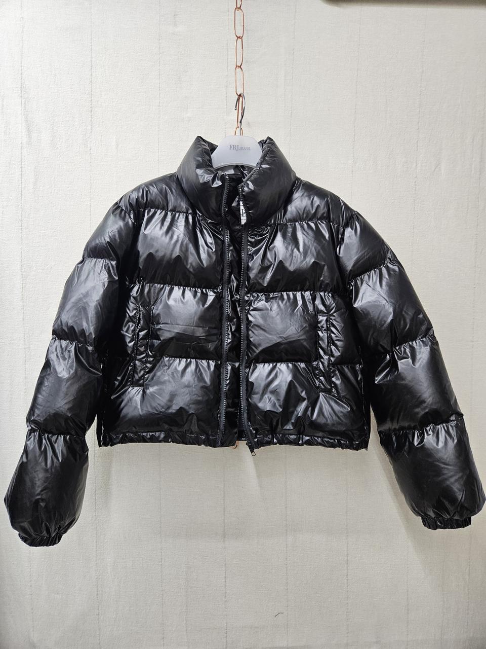 다바걸 크롭유광패딩