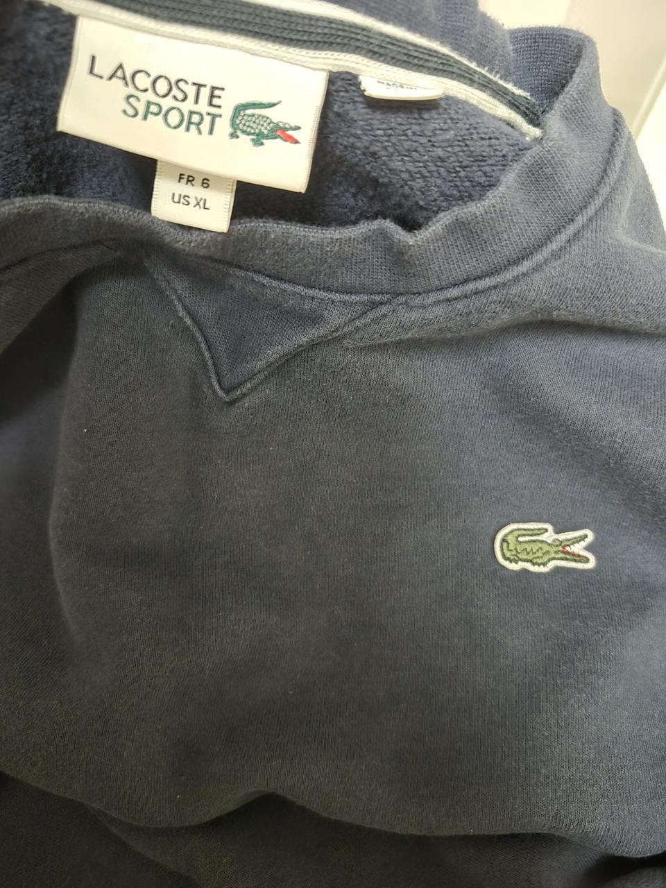 라코스테 맨투맨 네이비 그레이 XL 사이즈