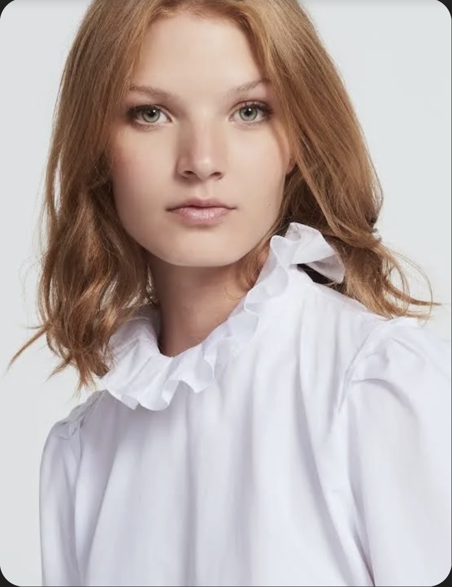 sandro 셔링 카라 블라우스