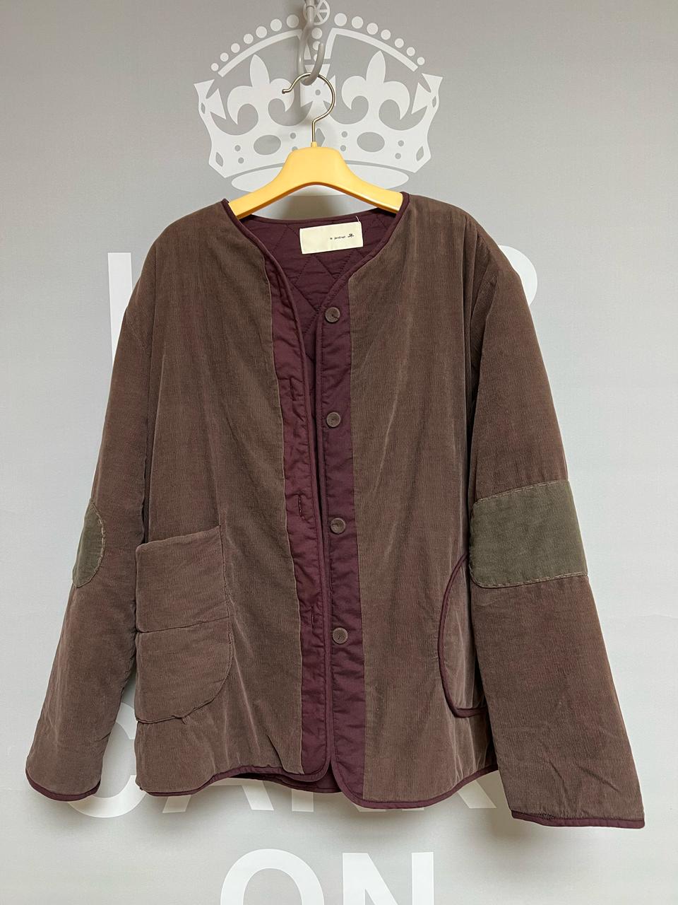 르 자르뎅 코듀로이 자켓 브라운