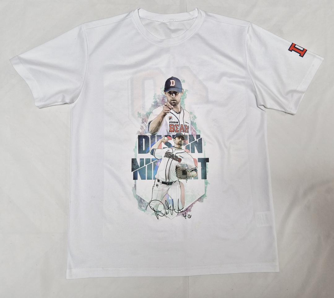 두산 베어스 니퍼트 티셔츠 팝니다