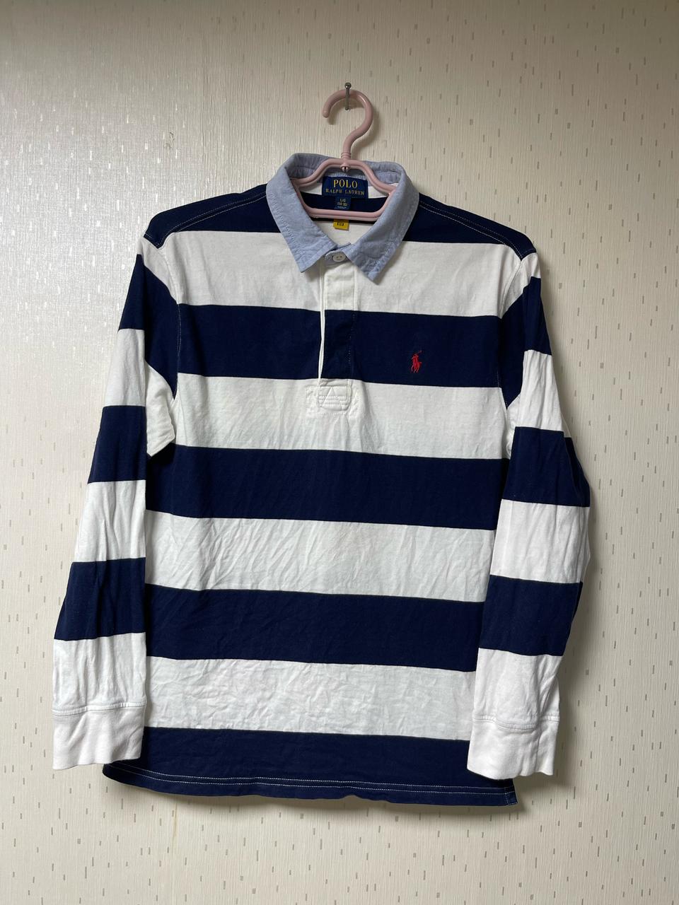 폴로 랄프로렌 정품 LS 럭비 탑 니트 14/16 L/G