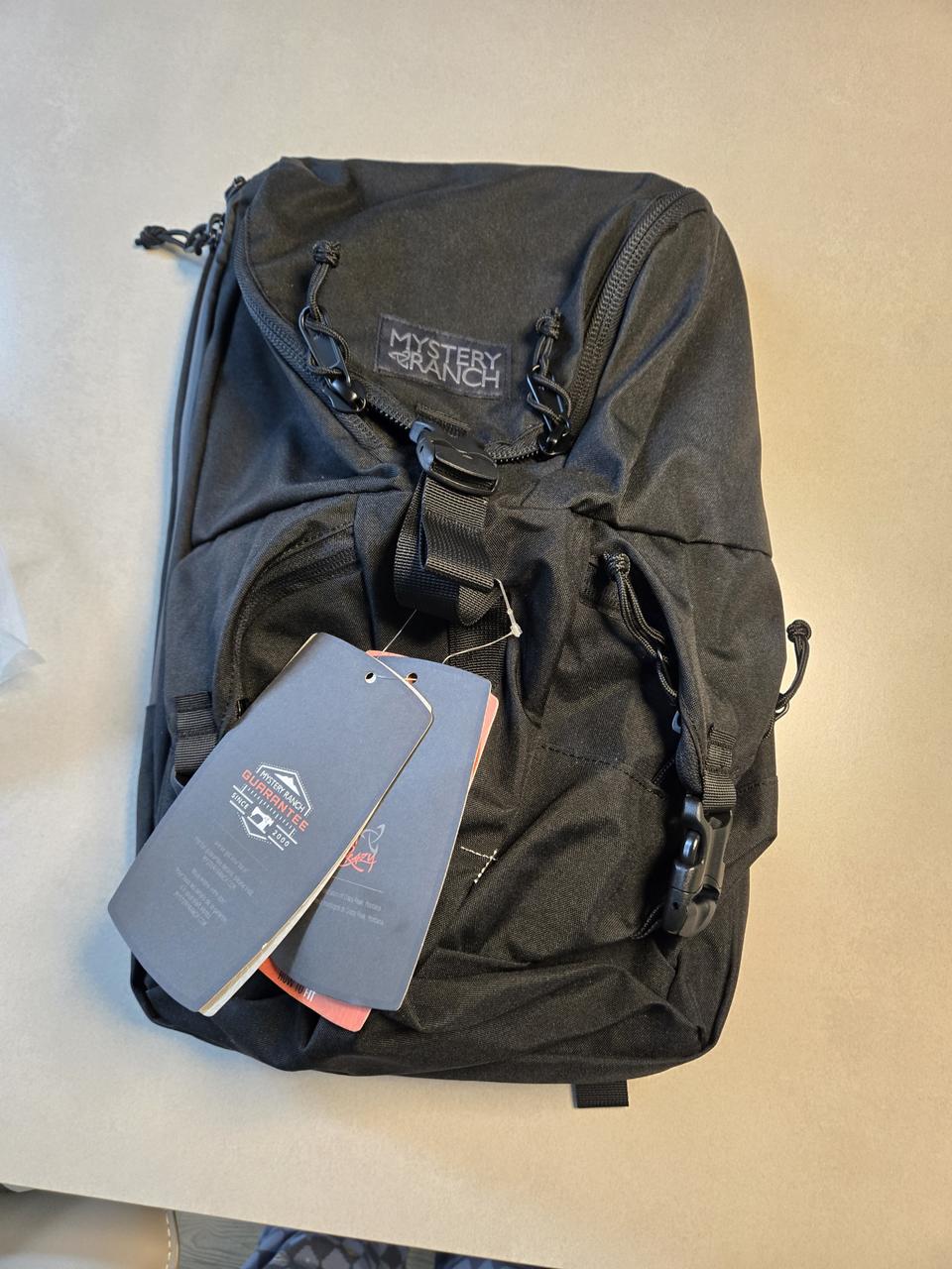 미스테리랜치 립 럭 22 블랙 백팩 새상품