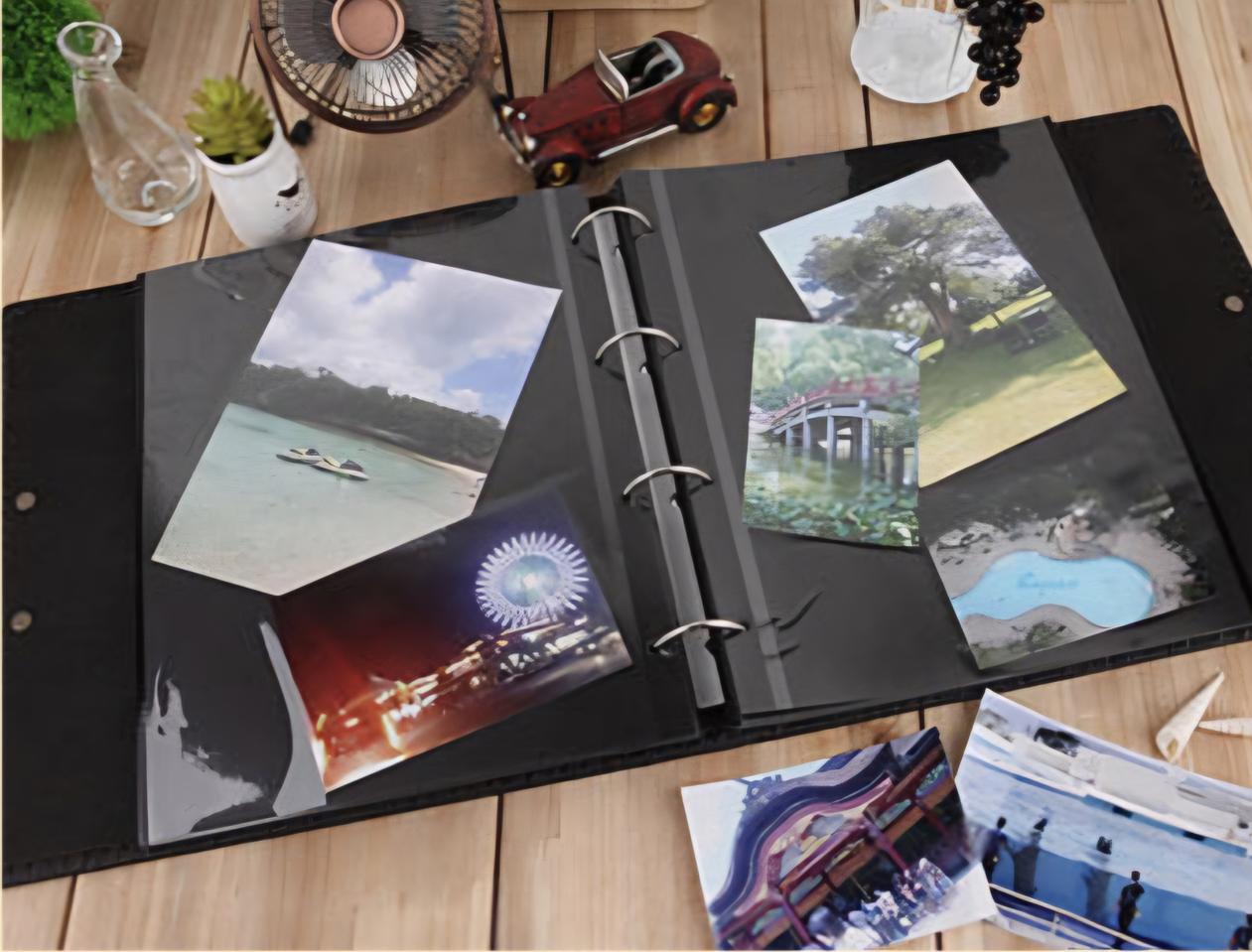 대용량 가죽 사진 앨범 2권 일괄