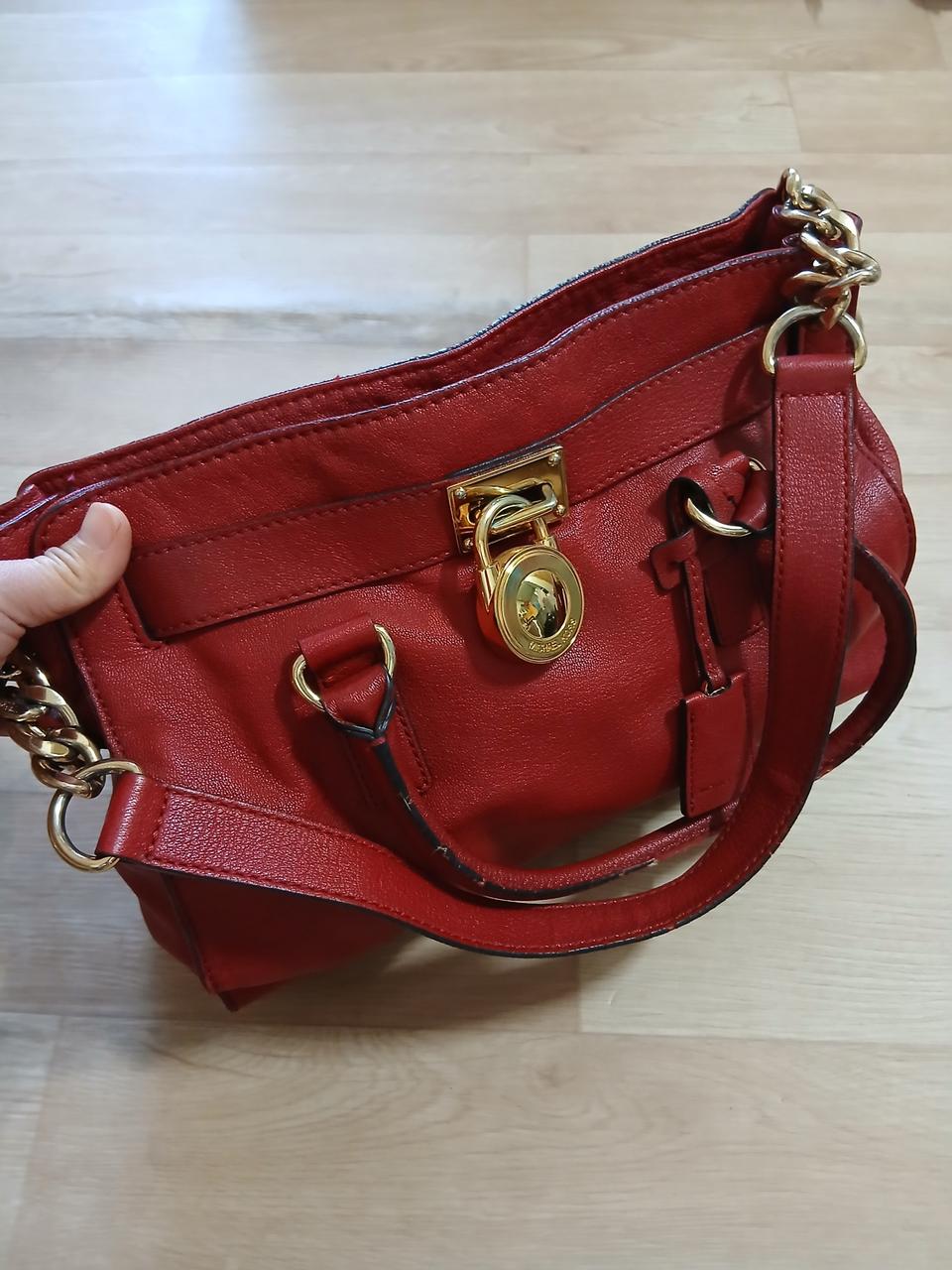 마이클코어스 가죽가방