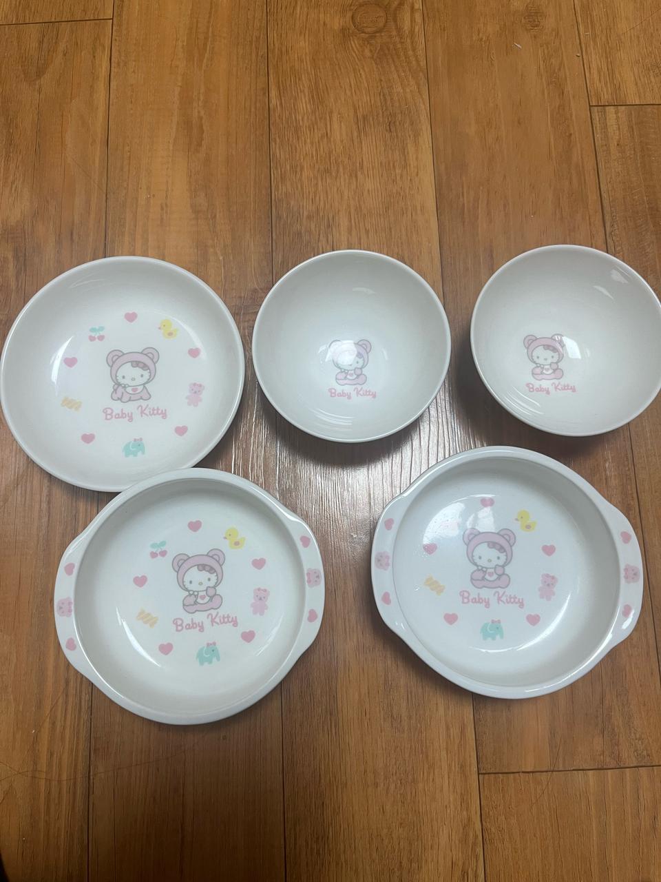 베이비키티 식기세트
