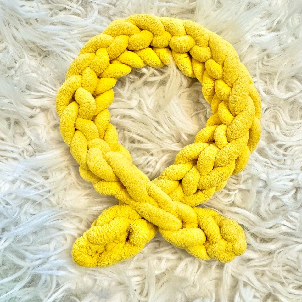 영유아 아동 자이언트얀 대왕뜨개 목도리