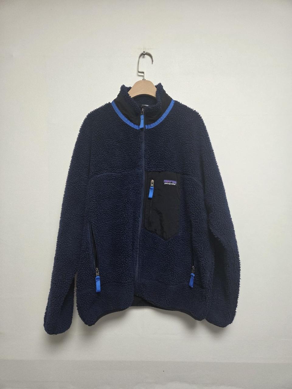 파타고니아 남성 클래식 레트로 플리스 자켓 네이비(L) 