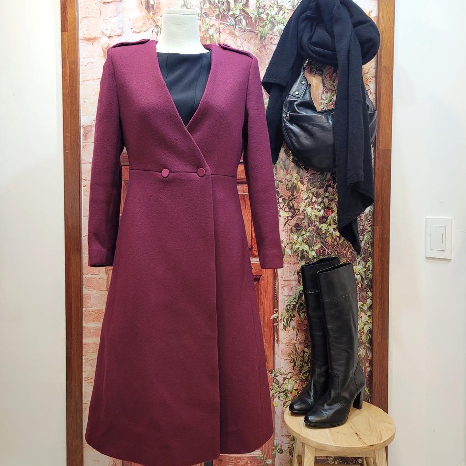 럭키슈에뜨 노카라 울 롱코트