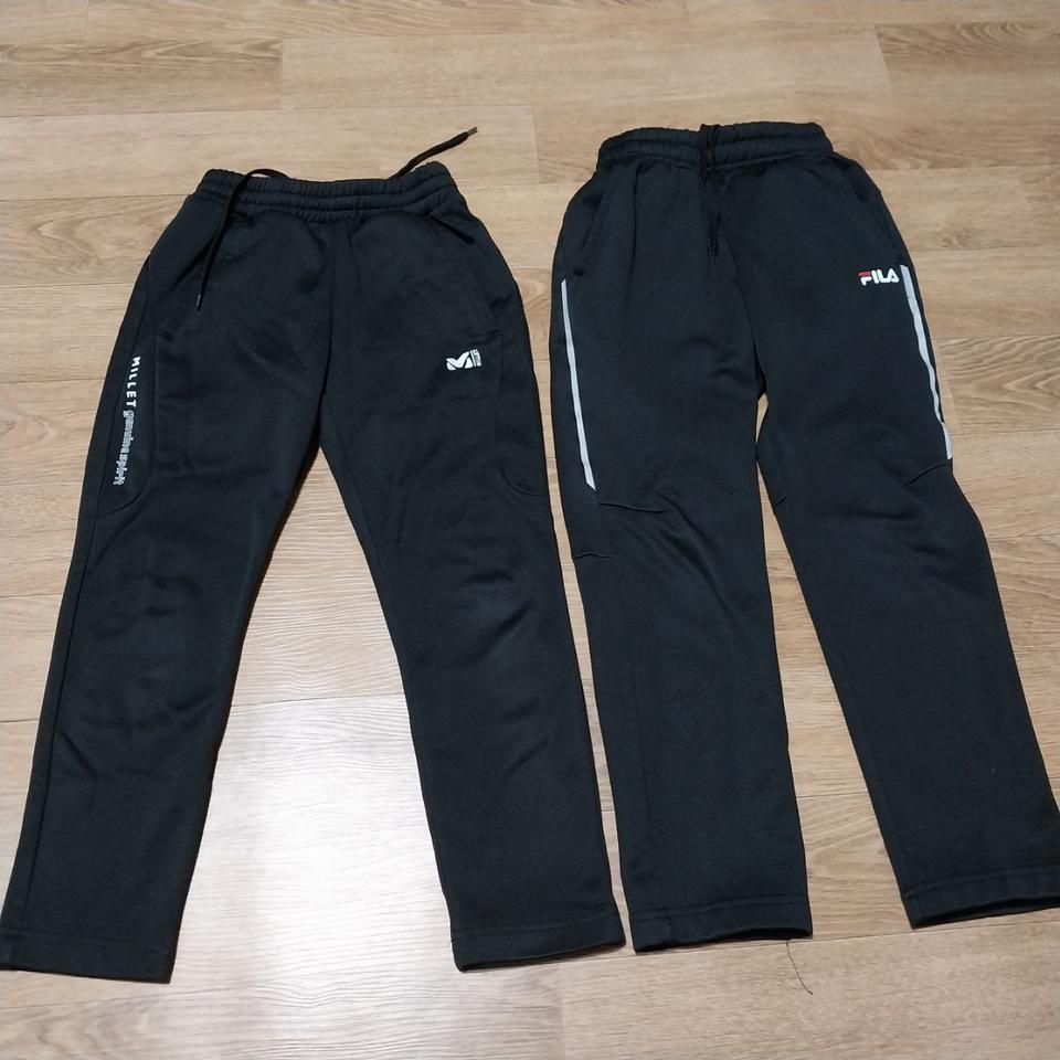 휠라 밀레 2벌 기모바지 키즈120