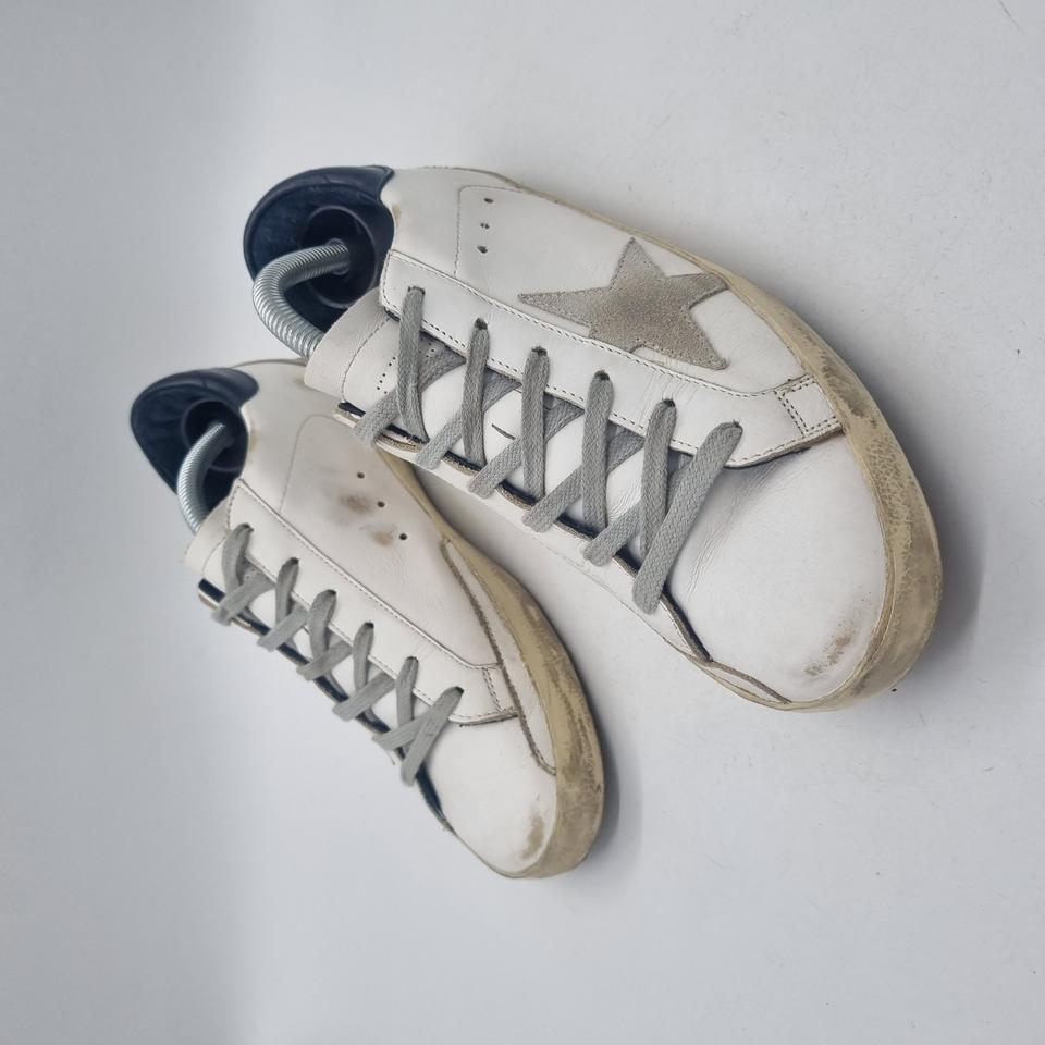 골든구스 슈퍼스타 흰/검 여성 250mm