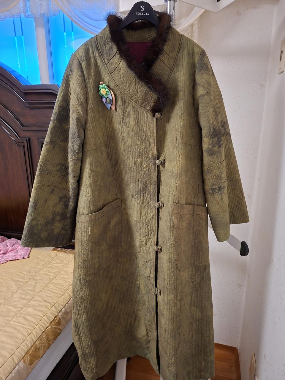 특수 맞춤밍크카라  롱코트 77~88