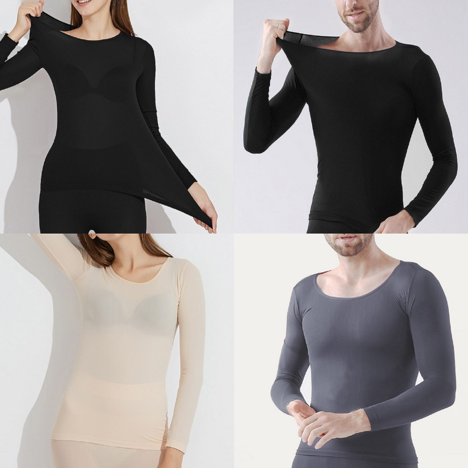신축성  좋은 얇은 겨울 내의 내복 발열내의 보온내의 홈웨어 여성/남성용