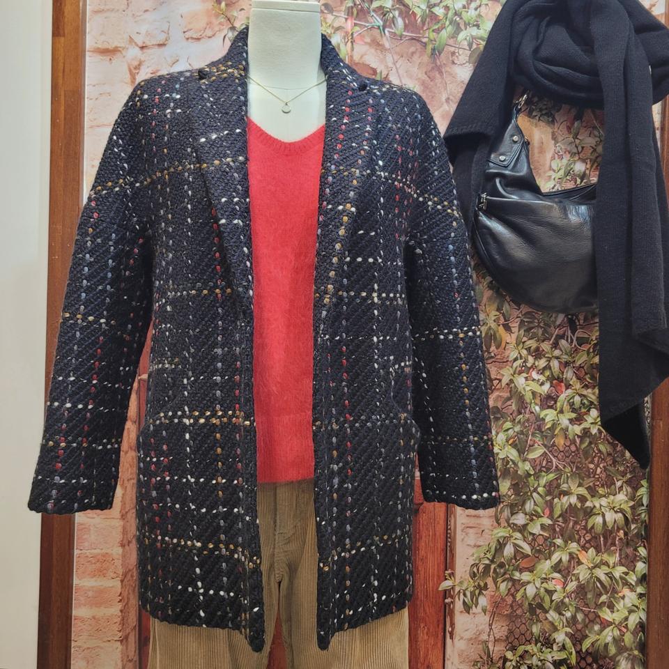 꼼뜨와데 꼬또니에 싱글 트위드자켓