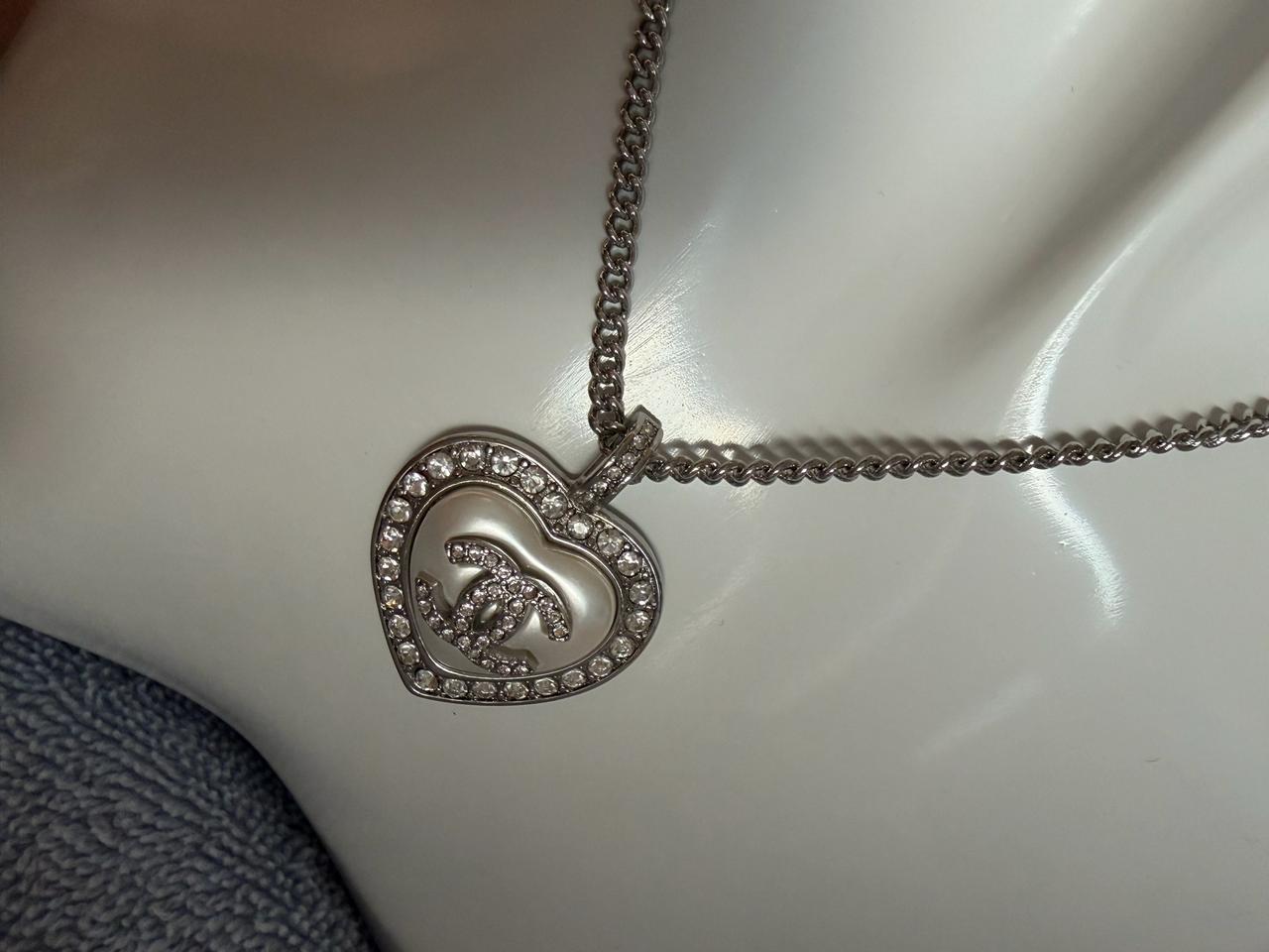 샤넬 목걸이 실버