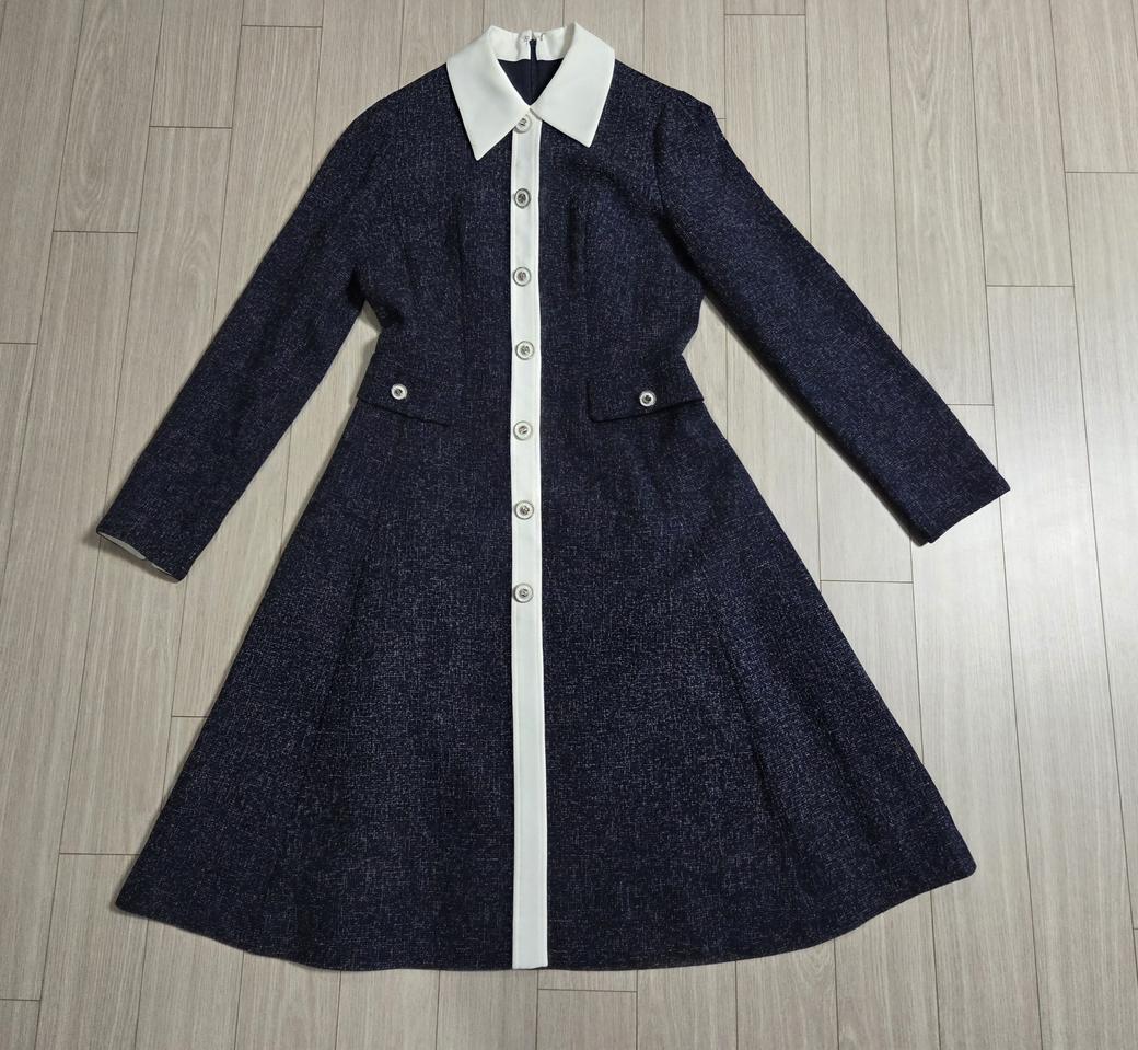 실착1회.미니멈 트위드 원피스 55사이즈