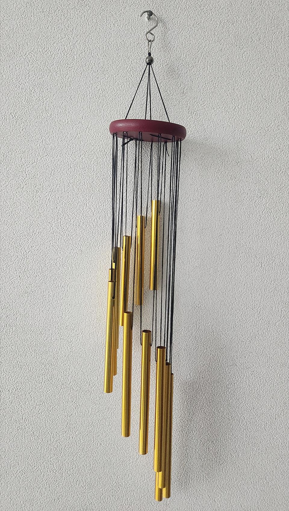 새상품)이쁜소리 골드 원목 종 인테리어소품