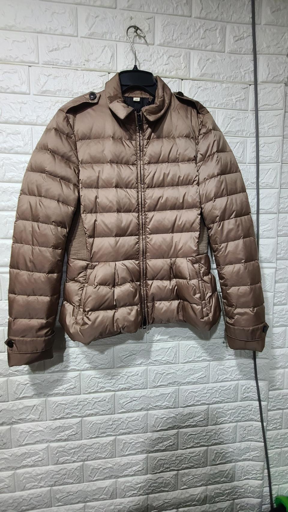 버버리 숏패딩 코트