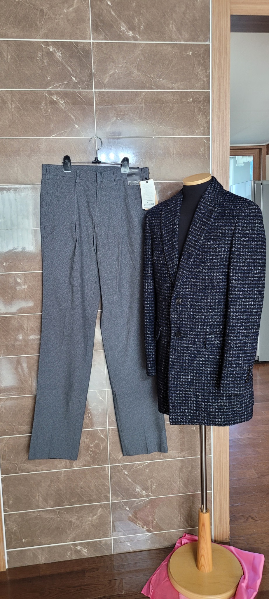 (남성100사이즈) SIEG 지이크 하프 코트(모60)