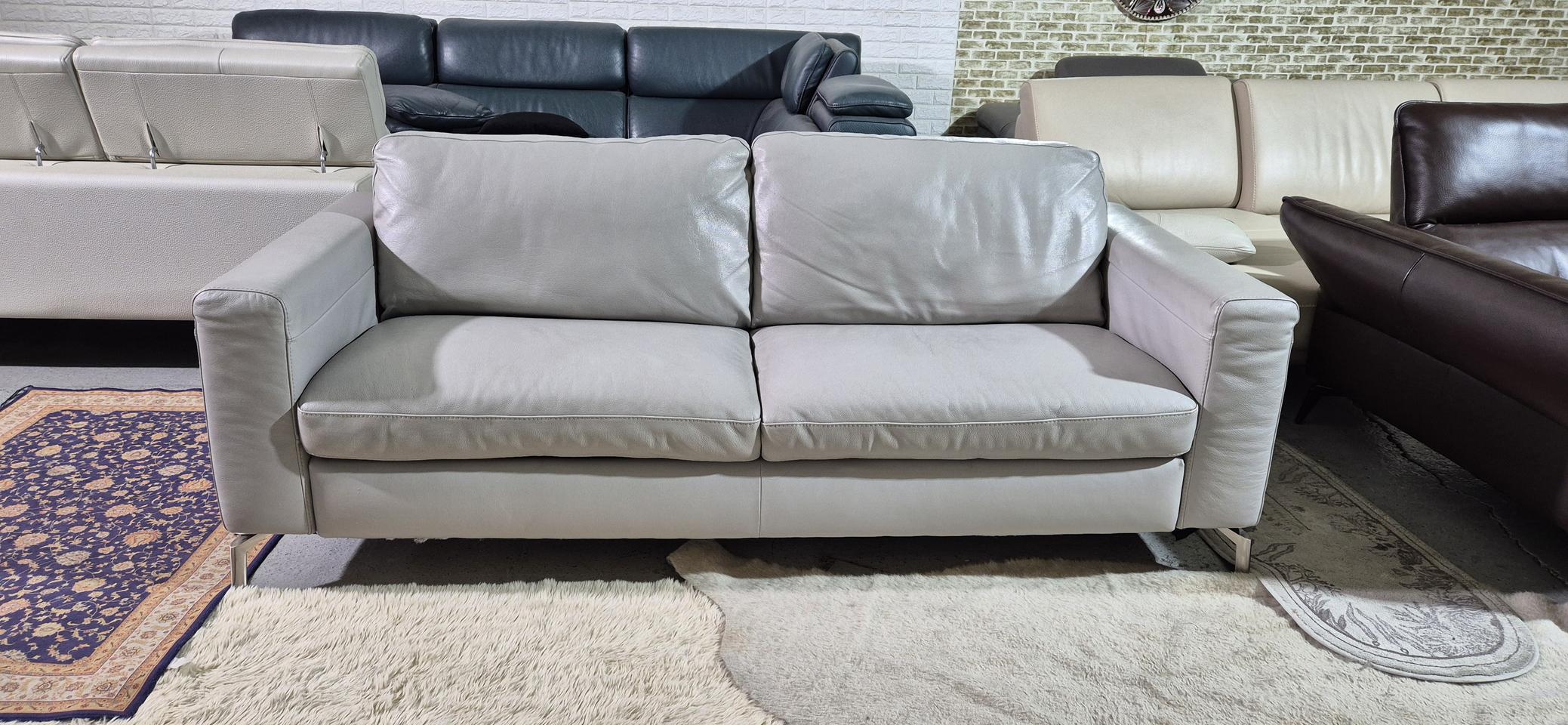 나뚜찌에디션 이태리 전체 천연가죽 3인 소파쇼파 서울경기(근거리)무료배송