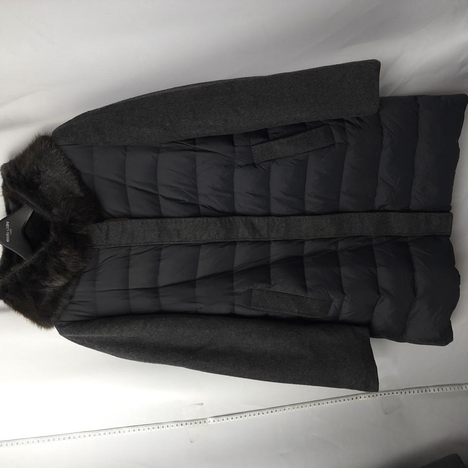 66[104] 신영희 울 장식 오리털 롱패딩