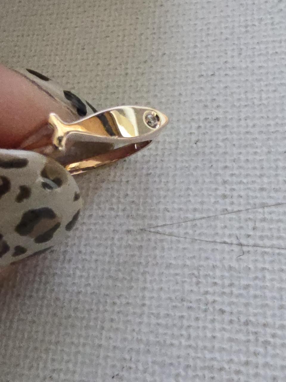 14k  물고기반지