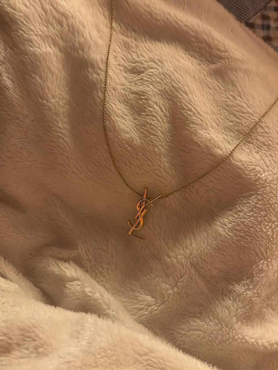 입생로랑 syl 빈티지 st 목걸이 + 파우치 일괄