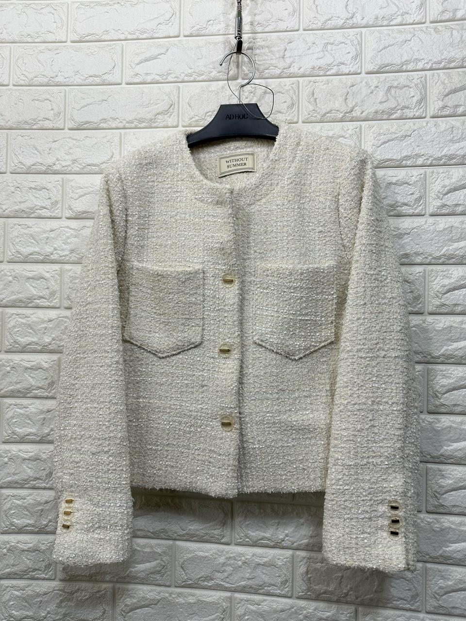 위드아웃썸머 트위드 자켓 F