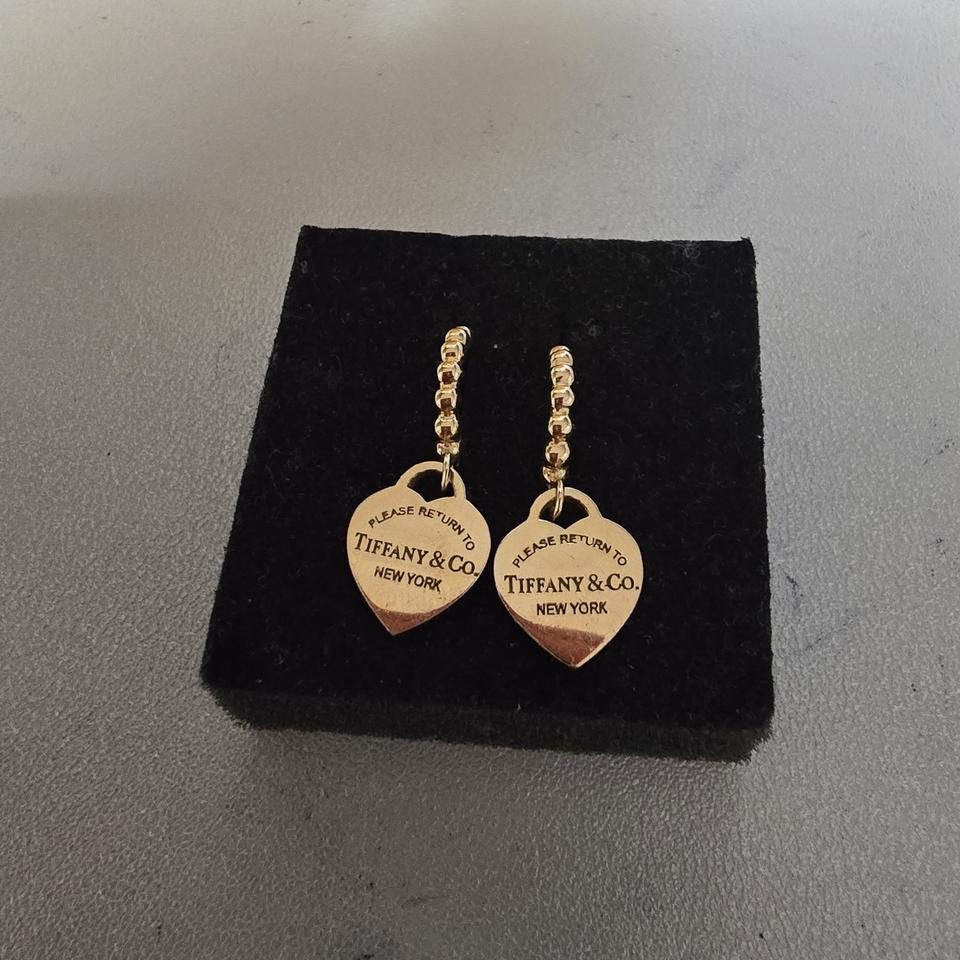 18k핑크골드 하트볼 귀걸이