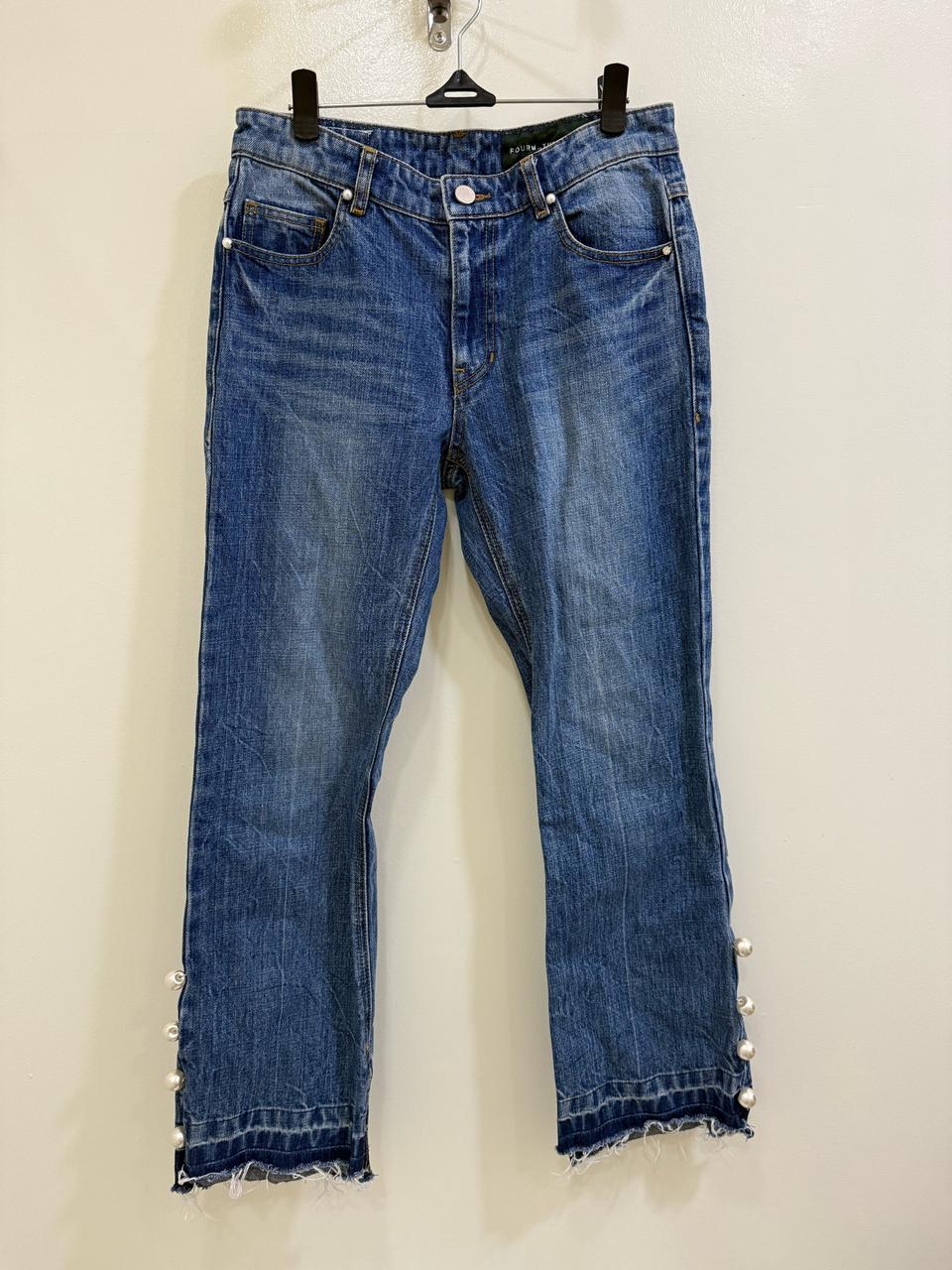 폼더스토어 일자핏 데님 팬츠 정품