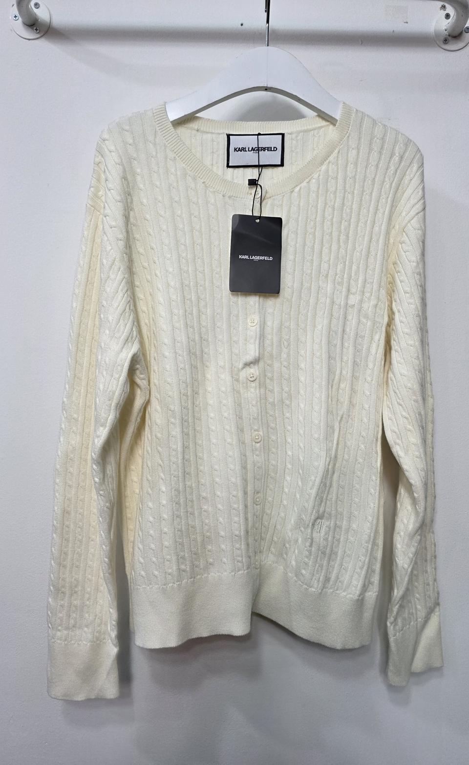 칼 라거펠드 여성 가디건