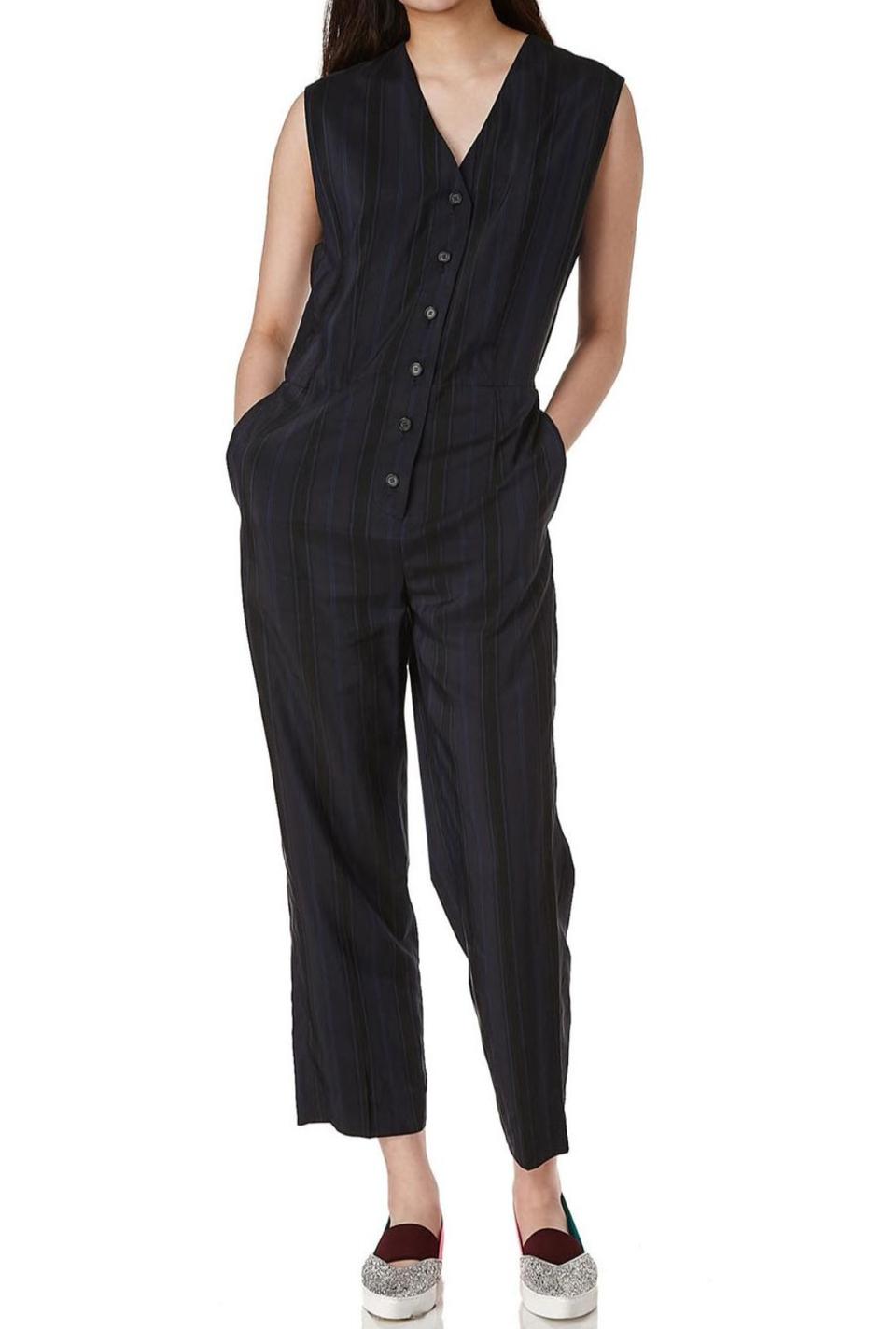 럭키슈에뜨 점프수트 스트라이프 36사이즈