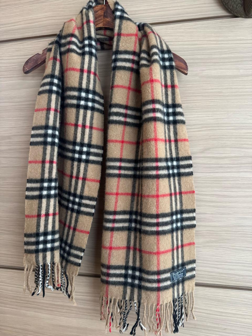 버버리정품체크캐시미어머플러