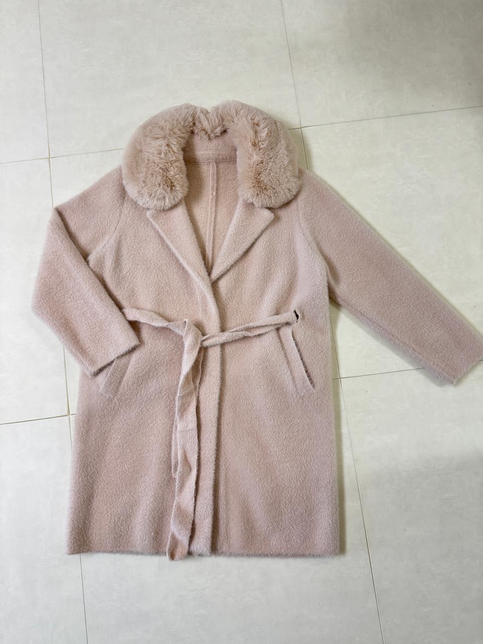 스킨톤 여성 털코트 털자켓 퍼자켓 퍼코트