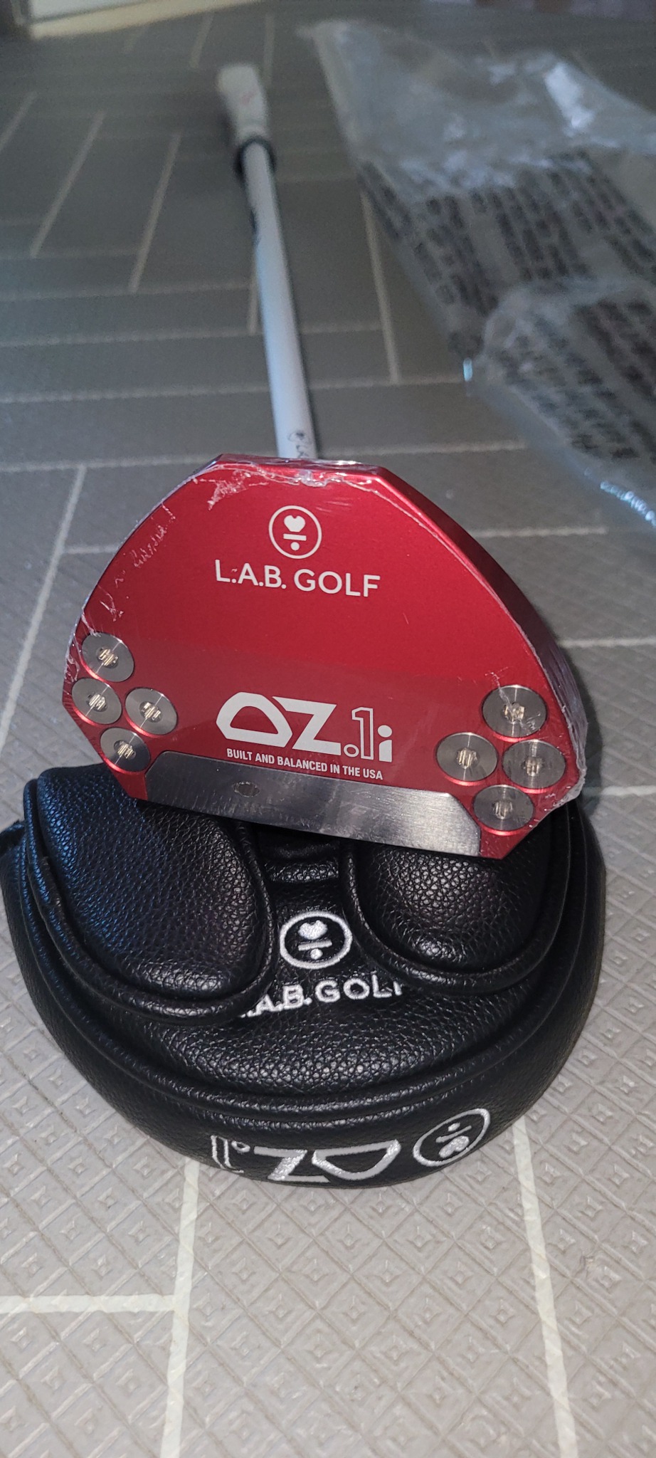 랩 퍼터 L.A.B OZ1i 레드 / (34인치)86.36cm 랩 골프