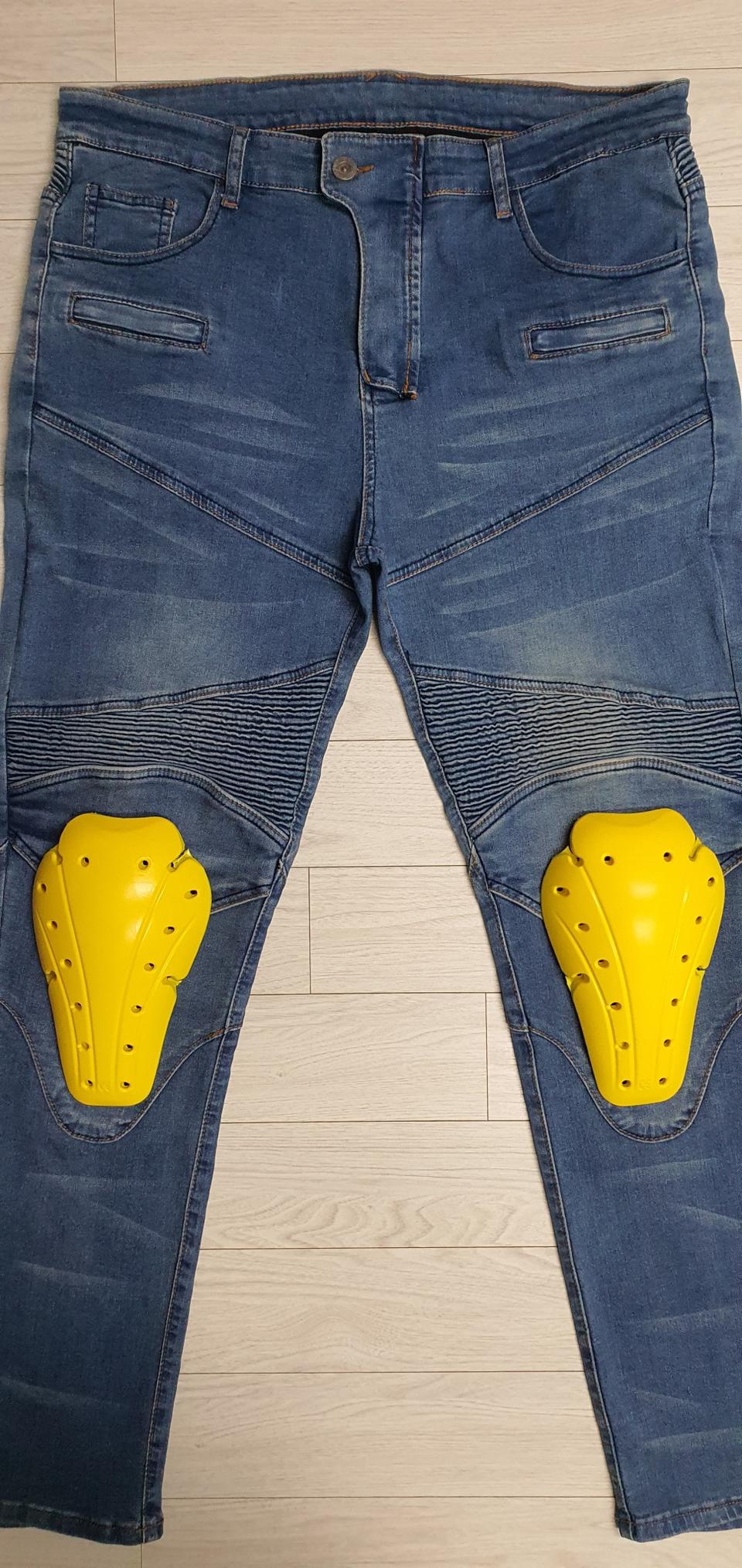 MOTOPANTS 오토바이청바지(사방스판) 36인치 S급! 보호대내장됨!