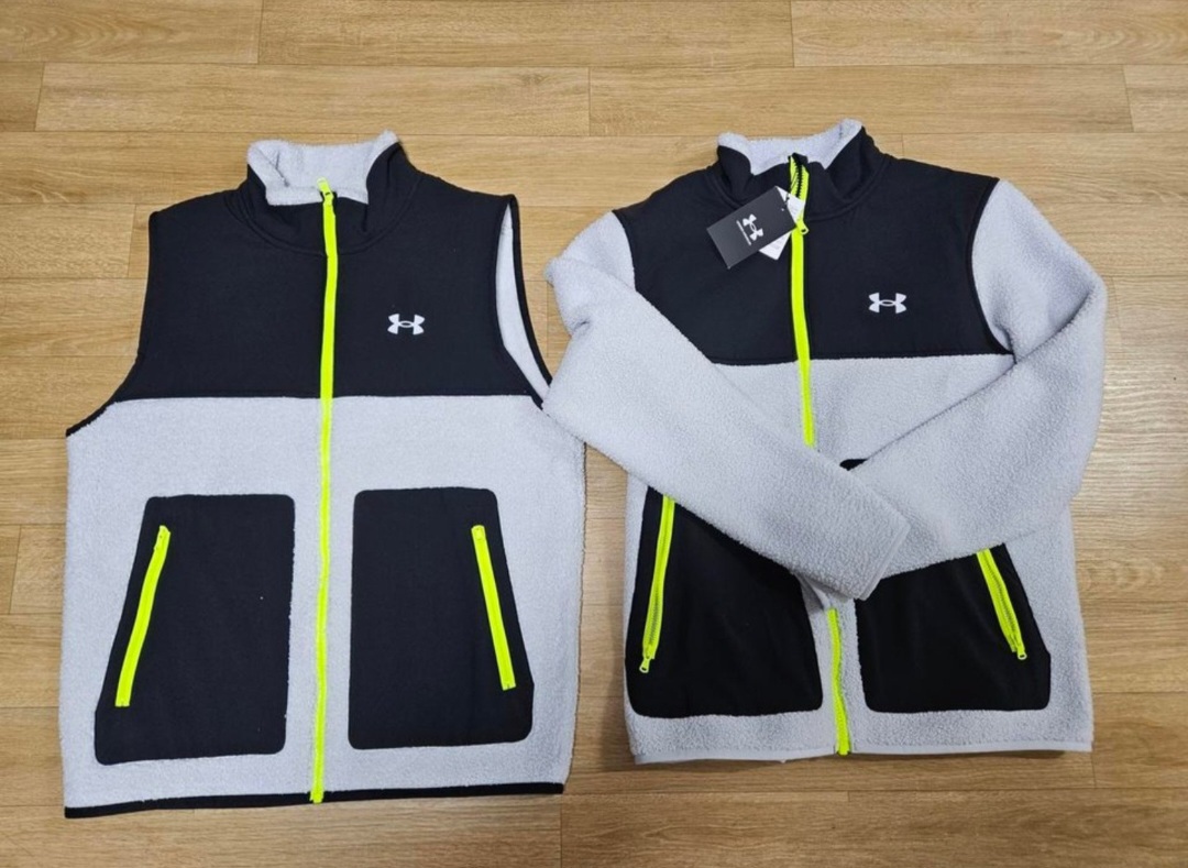 언더아머 겨울용 후리스 집업&조끼 2벌(새거)