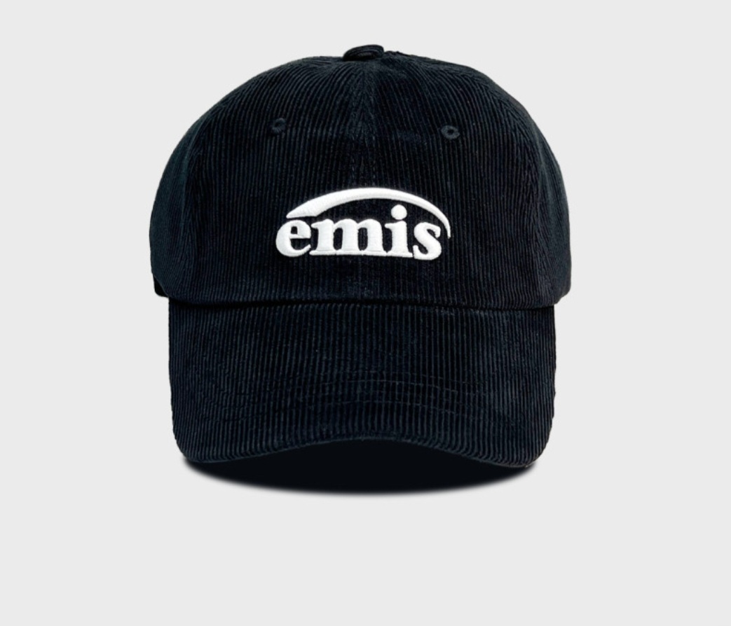 이미스 코듀로이 볼캡 블랙 색상 새상품