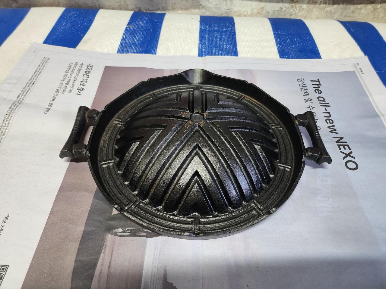 징기스칸 무쇠 불판