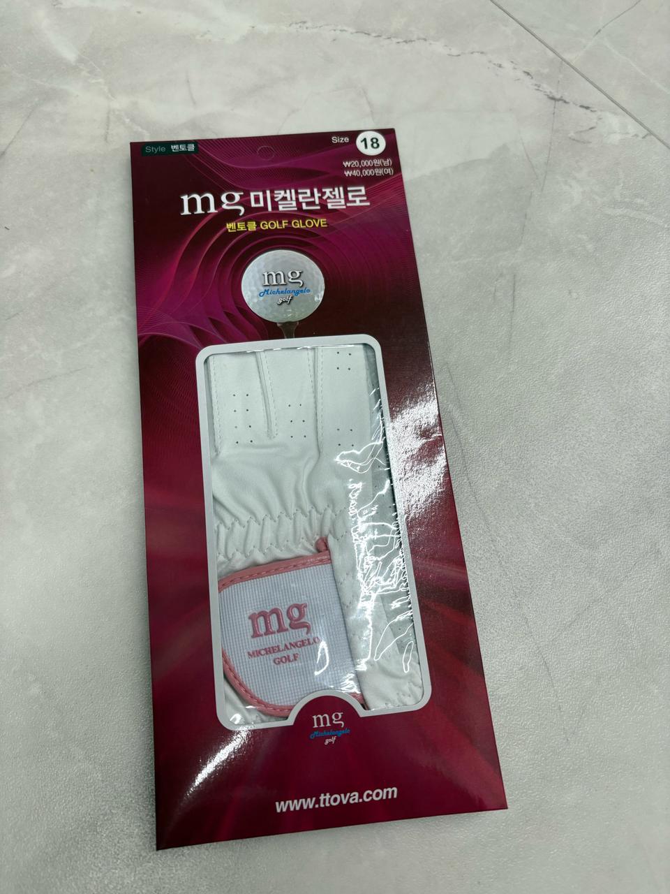 mg 미켈란젤로 골프 장갑 18호