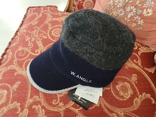 W.ANGLE 모직 니트모자 58cm 새상품