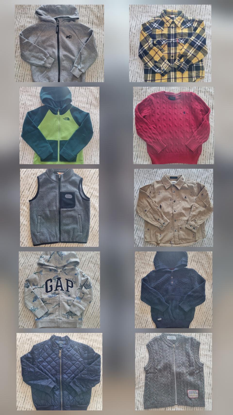 키즈 상의10개일괄/4~5세