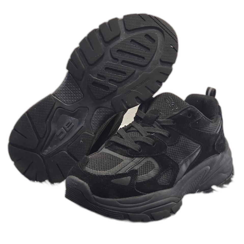 8q-9: 아키클래식 올블랙 스니커즈 235cm-상태굿