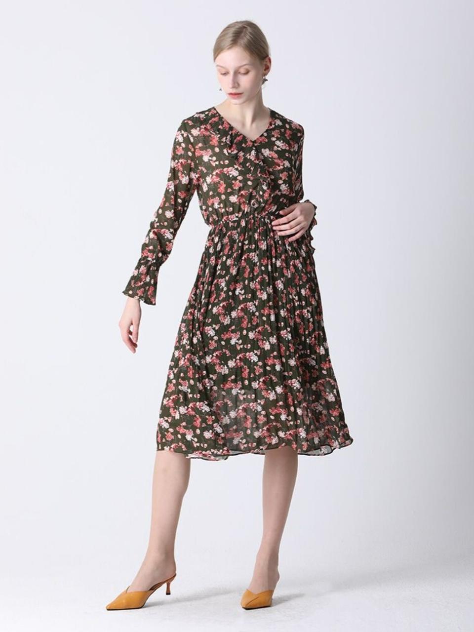 ENC 플리츠 쉬폰 원피스 / 케네스레이디 지컷 나이스크랍 씨씨콜렉트